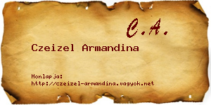 Czeizel Armandina névjegykártya